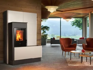 E228 H - Multi-fuel faïence stove Class A+ _ Piazzetta