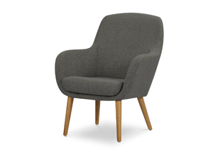 NIMES - Fabric easy chair with armrests _ Pilma