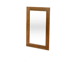 SQUARE - Rectangular teak mirror _ Pilma