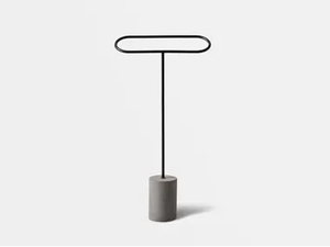 Metal towel rack - Standing metal towel ring _ Pirovano