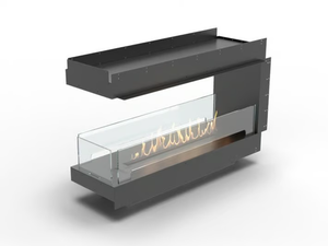 FORMA - Built-in bioethanol metal fireplace _ Planika