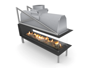 SINATRA FRB - 3-sided gas fireplace _ Planika