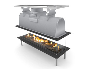 SINATRA LFRB - Gas central fireplace _ Planika