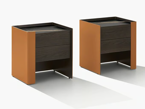 CHLOE - Rectangular bedside table with drawers _ Poliform