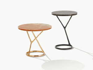 ILDA - Round marble coffee table _ Poliform