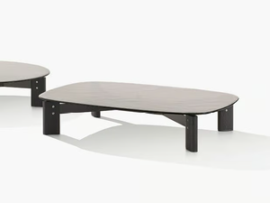 KETCH - Rectangular glass coffee table _ Poliform