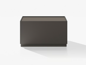 CODE - Rectangular wooden bedside table with drawers _ Poliform