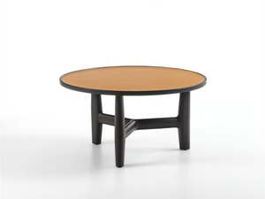 TILLOW - Tanned leather coffee table _ Porada