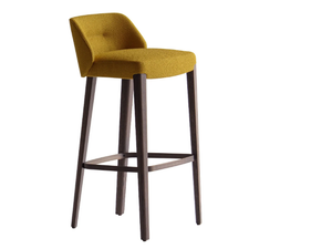 CONCHA 905/A - High fabric stool with back and footrest _ Potocco