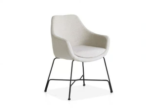 CUT 910/PI - Upholstered fabric armchair with armrests _ Potocco