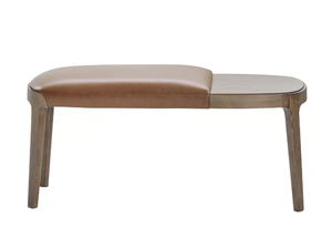 VELIS 942/O3 - Upholstered leather bench _ Potocco