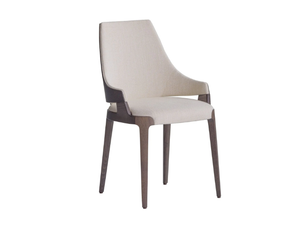 VELIS WOOD 942/7W - Upholstered fabric chair with armrests _ Potocco