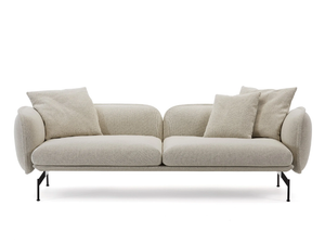 ECHO - 3 seater fabric sofa with removable cover _ Prostoria