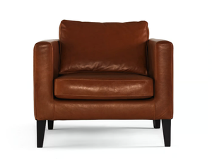 ELEGANCE - Leather armchair with armrests _ Prostoria