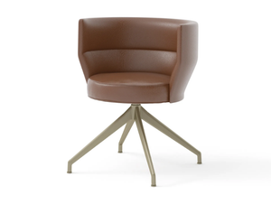 SENA - Upholstered chair with armrests _ Punt