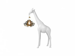 GIRAFFE IN LOVE XS - Polyethylene floor lamp _ Qeeboo