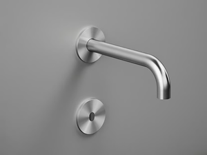 SENSE BC004S.1.10 - Wall-mounted stainless steel sink spout _ Quadrodesign