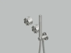 MODO 17 68 - Hydroprogressive stainless steel shower mixer with hand shower _ Quadrodesign