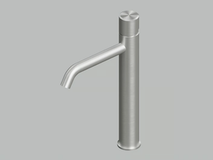 STEREO 16 02T - 1 hole stainless steel washbasin mixer _ Quadrodesign