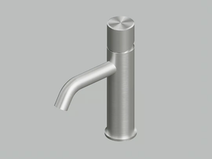 STEREO 16 03T - 1 hole stainless steel washbasin mixer _ Quadrodesign