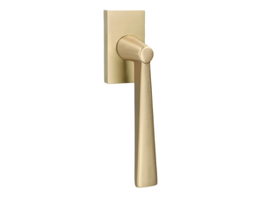 LUXOR - Brass window handle on rose _ Quincalux