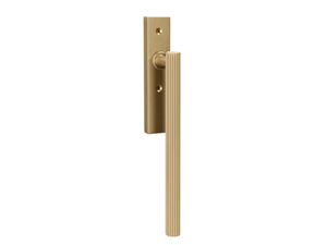 ROYAL - Brass window handle on back plate _ Quincalux