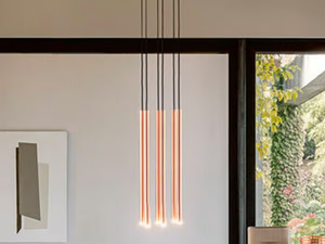 STILO S6 - Painted metal pendant lamp _ RIFLESSI