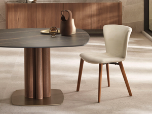 TOWER SQUARE & ROUND - Round or square shaped fixed and extending table _ RIFLESSI