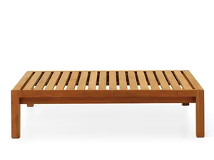 NETWORK 029 - Rectangular teak garden side table _ RODA