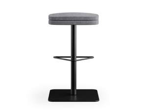 SOFIE - Swivel fabric stool with footrest _ ROSSIN