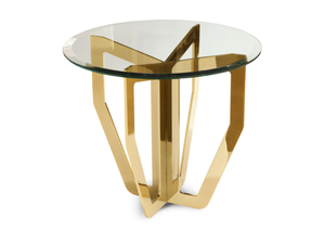 DART - Round glass coffee table _ Radice