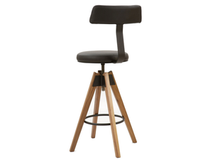 CHRISTO - Walnut barstool _ Radis