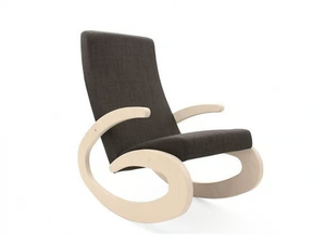 GEE - Rocking fabric armchair with armrests _ Radis