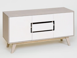 HUH - Plywood sideboard with doors with drawers _ Radis