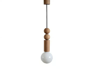 PAULA - Wooden pendant lamp _ Radis