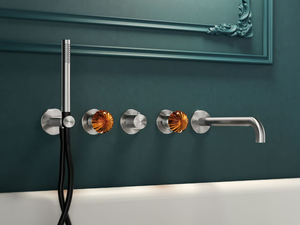 DRN52 - Thermostatic steel bathtub mixer _ Radomonte