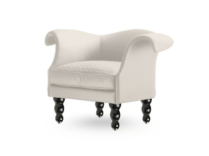 CASANOVA - Upholstered leather armchair with armrests _ Reflex