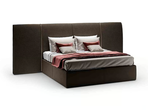 SAN MARCO - Leather double bed _ Reflex