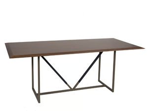 AIRE - Wooden and aluminium garden table _ Rever