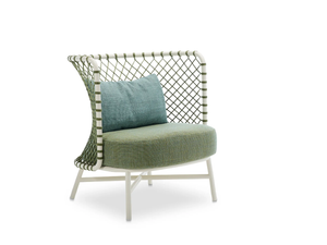 CHARME - Armchair woven with polyester rope _ Roberti