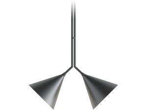 RUBI DUO - Metal pendant lamp _ Robin