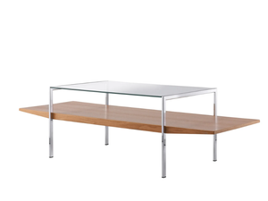 KOLLEKTION.58 - Rectangular wood and glass coffee table _ Rosconi