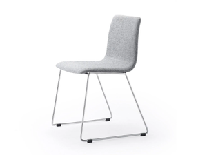 ELESS S172 - Upholstered stackable fabric chair _ Rosconi