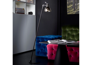 LUXY GLAM - LED glass and steel floor lamp _ Rotaliana