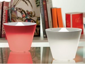 MULTIPOT + - LED polycarbonate table lamp _ Rotaliana