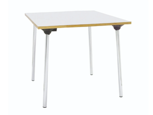 FOLD - Folding square beech office desk _ SELLEX