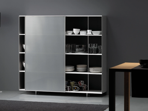 ZUMM - Highboard with sliding doors _ SELLEX