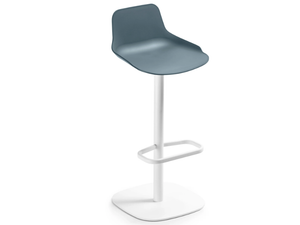 SET - Swivel polypropylene stool with footrest _ SELLEX