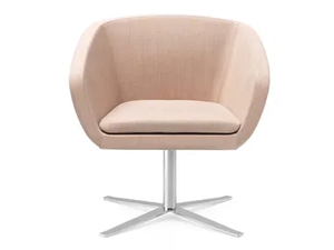 GINKGO - With 4-spoke base upholstered chair with armrests _ SITIA