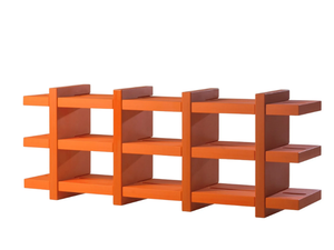 BOOKY - Open polyethylene bookcase _ SLIDE